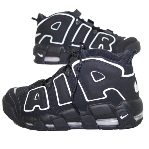 Nike Air More Uptempo 'Black White' 2020 - Picture 1 of 3
